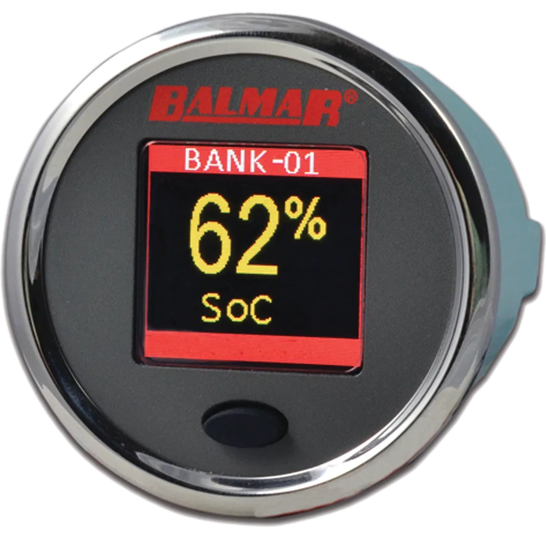 SG2-0200 – BALMAR Battery Monitor, Color Display, MFG# SG2-200, For Expanding SG200 Battery Monitor System. Fits 2" H...